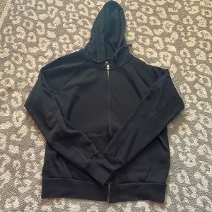 Black Zip Up Hoodie